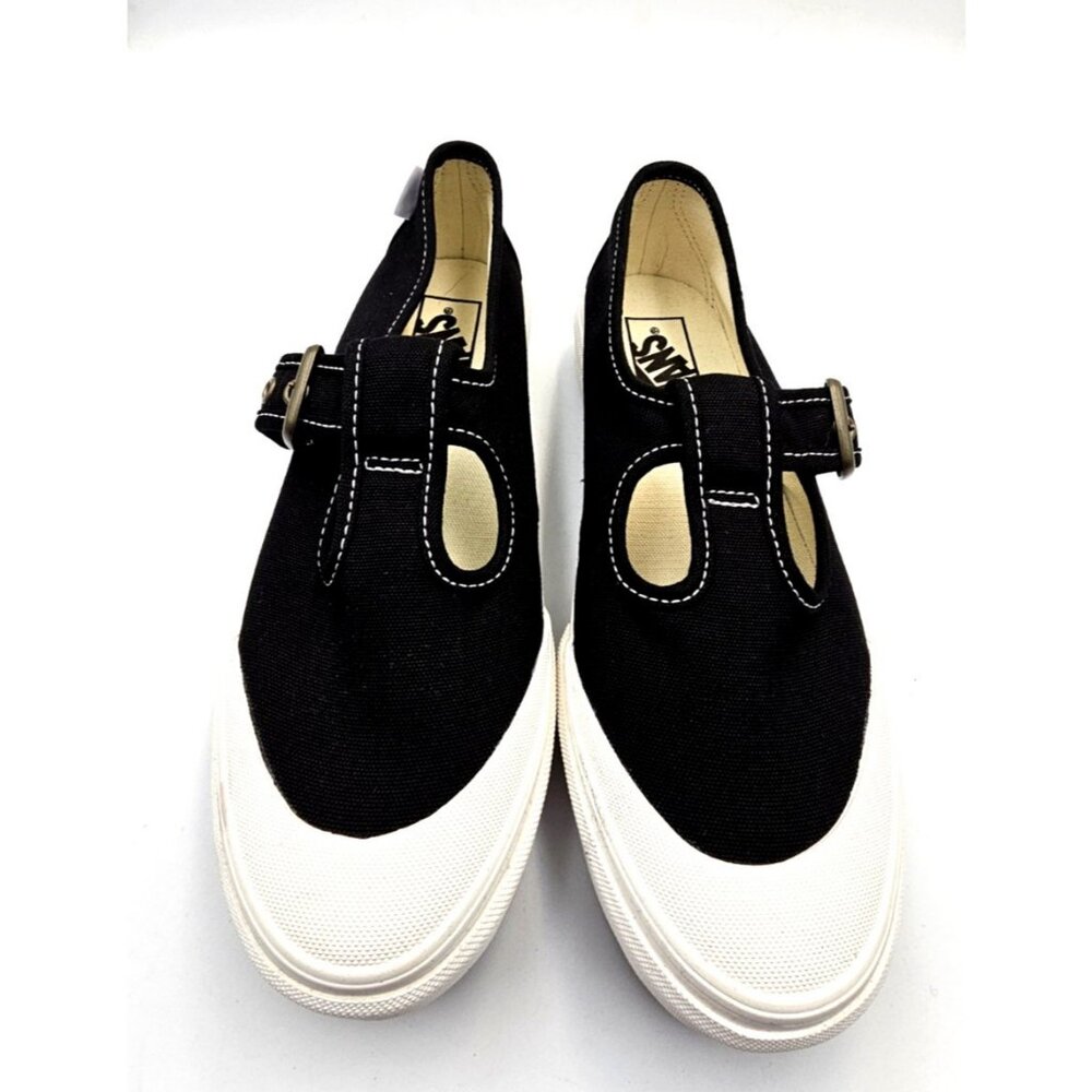 Vans UA Style 93 Mary Jane Black Slip-Ons Shoes Womens Sz 8 Chunky Lug Soles